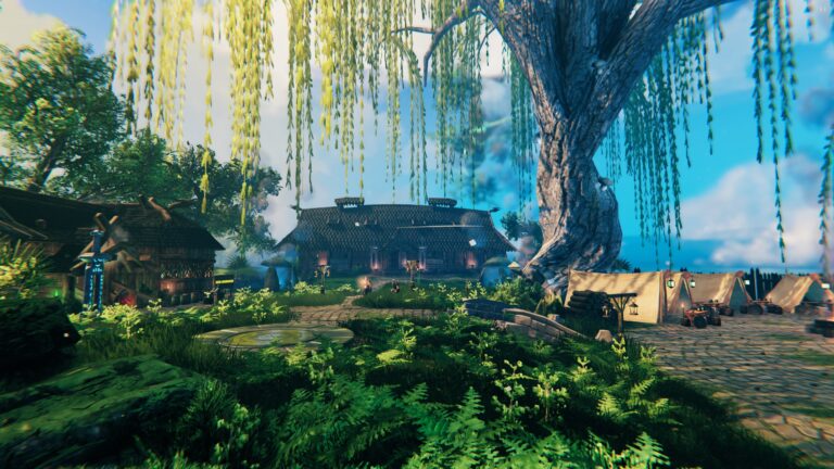 Le village de départ s’élève humblement, berceau des futurs héros et témoin des premiers pas vers la gloire.